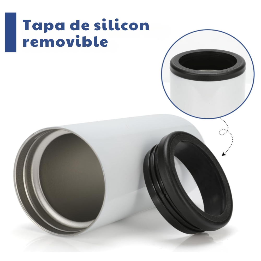 Porta latas termico 11 oz personalizable