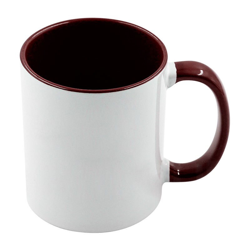 Tazas de cerámica 11oz interior color