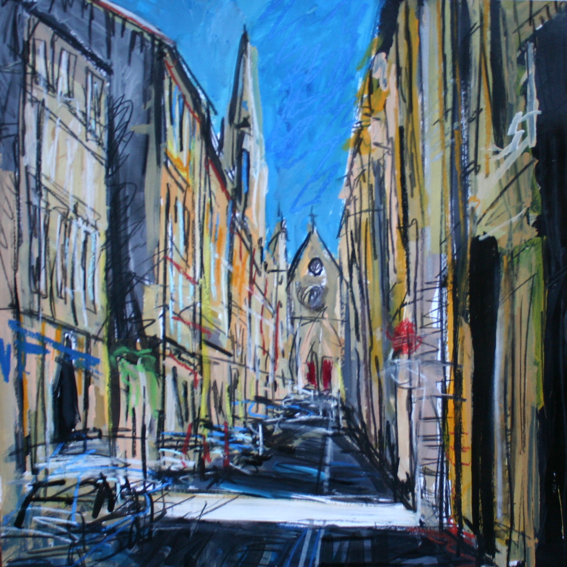 Towards Saint-Jean-de-Malte Church, Aix-en-Provence