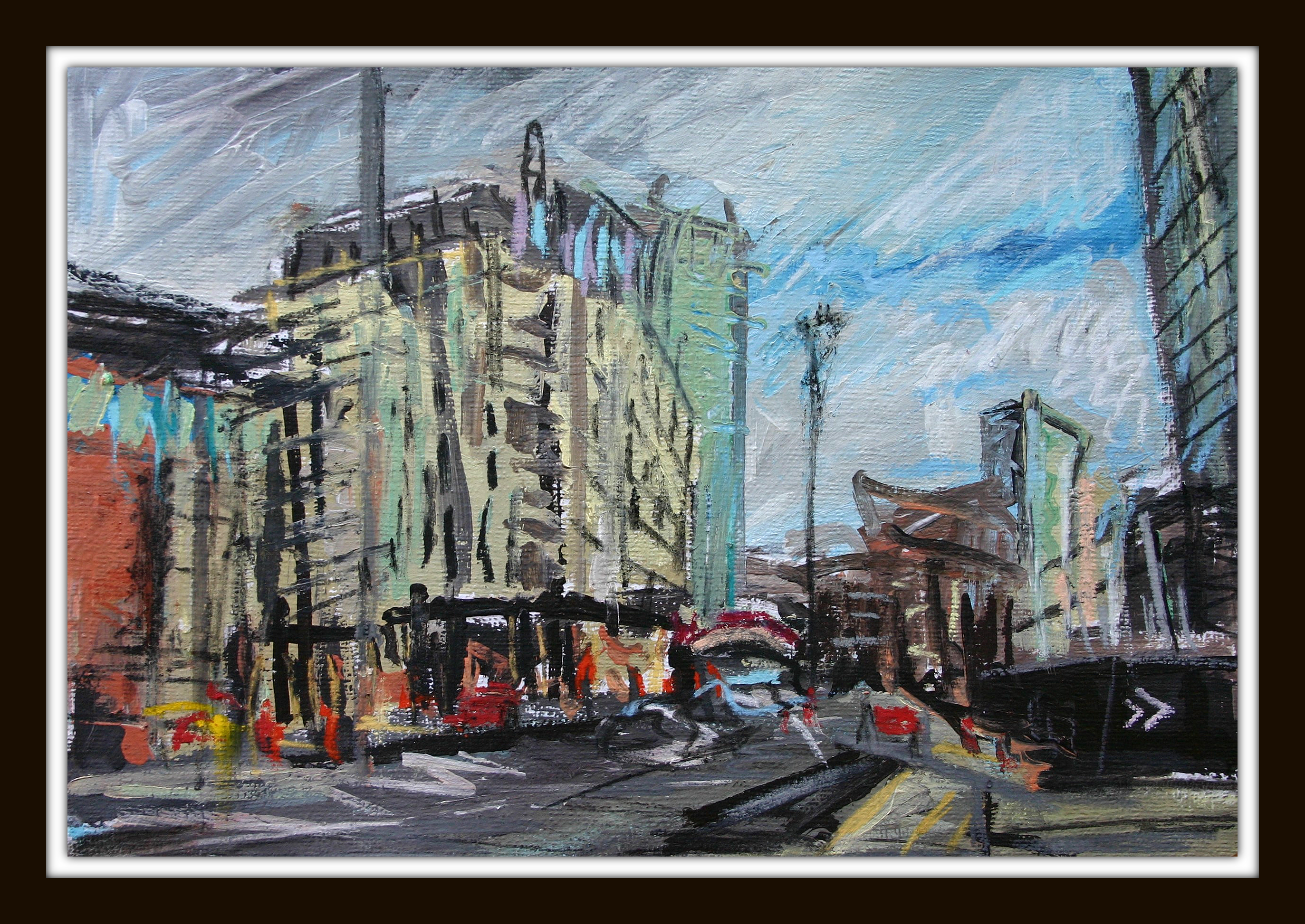 Road works, Deansgate
