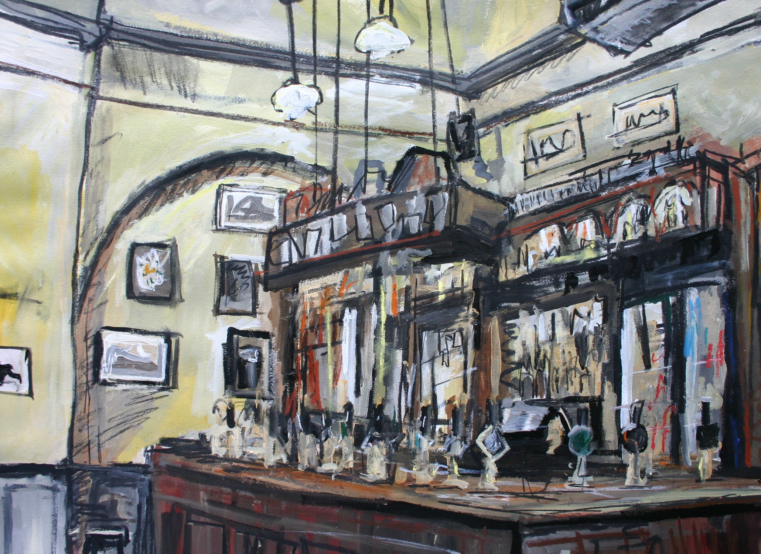 Inside the Head of Steam, Huddersfield