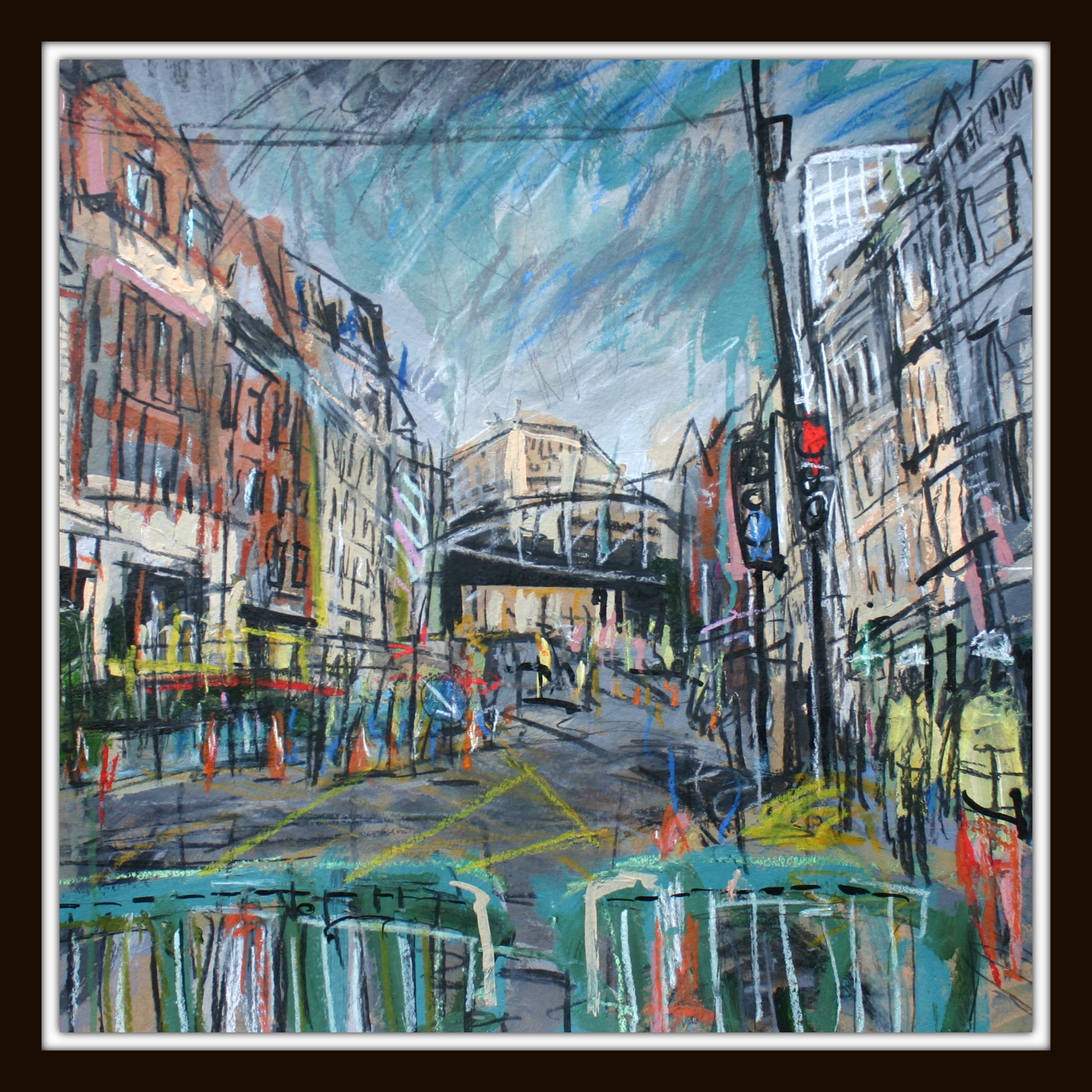 Roadworks near Borough Market