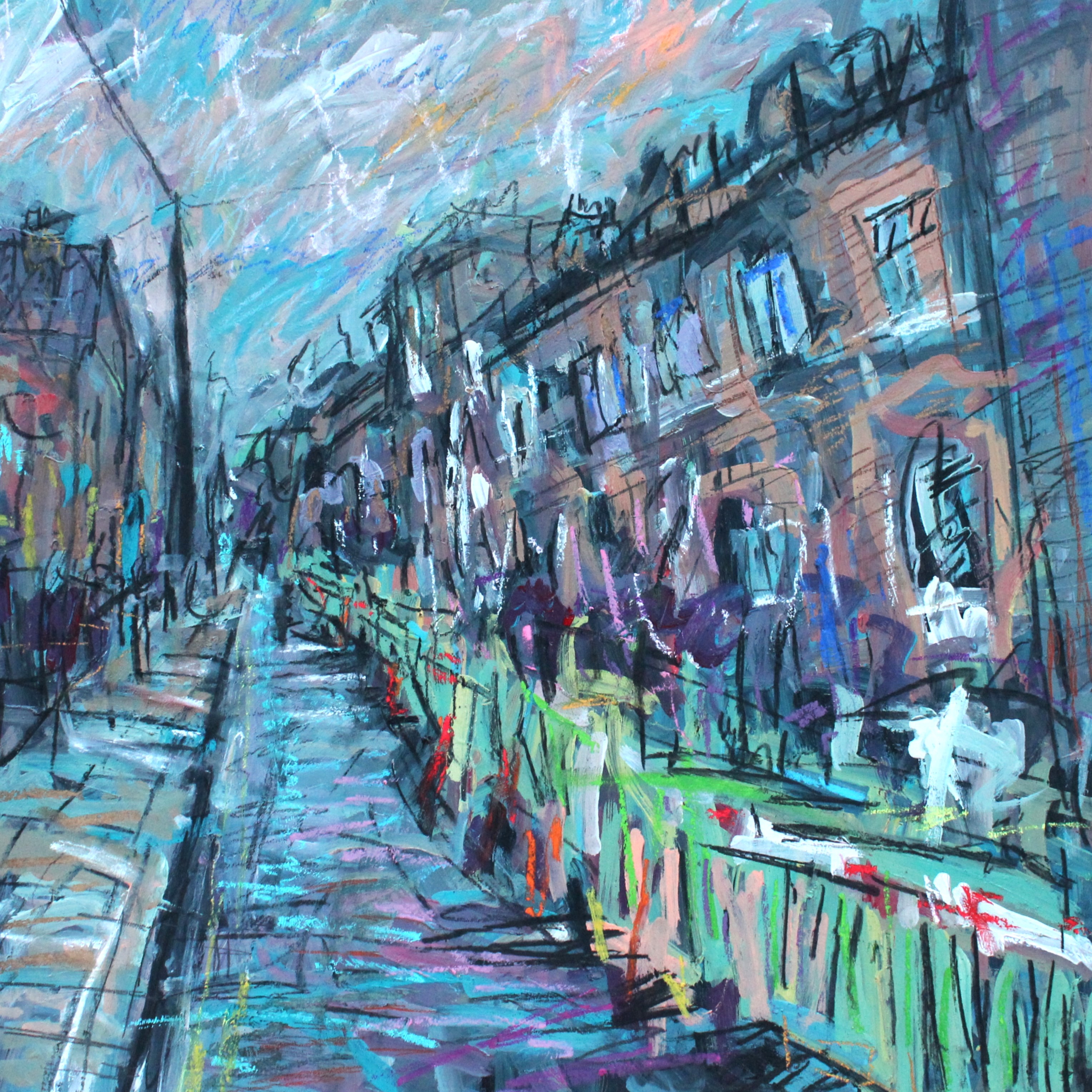 Roadworks in Saltaire