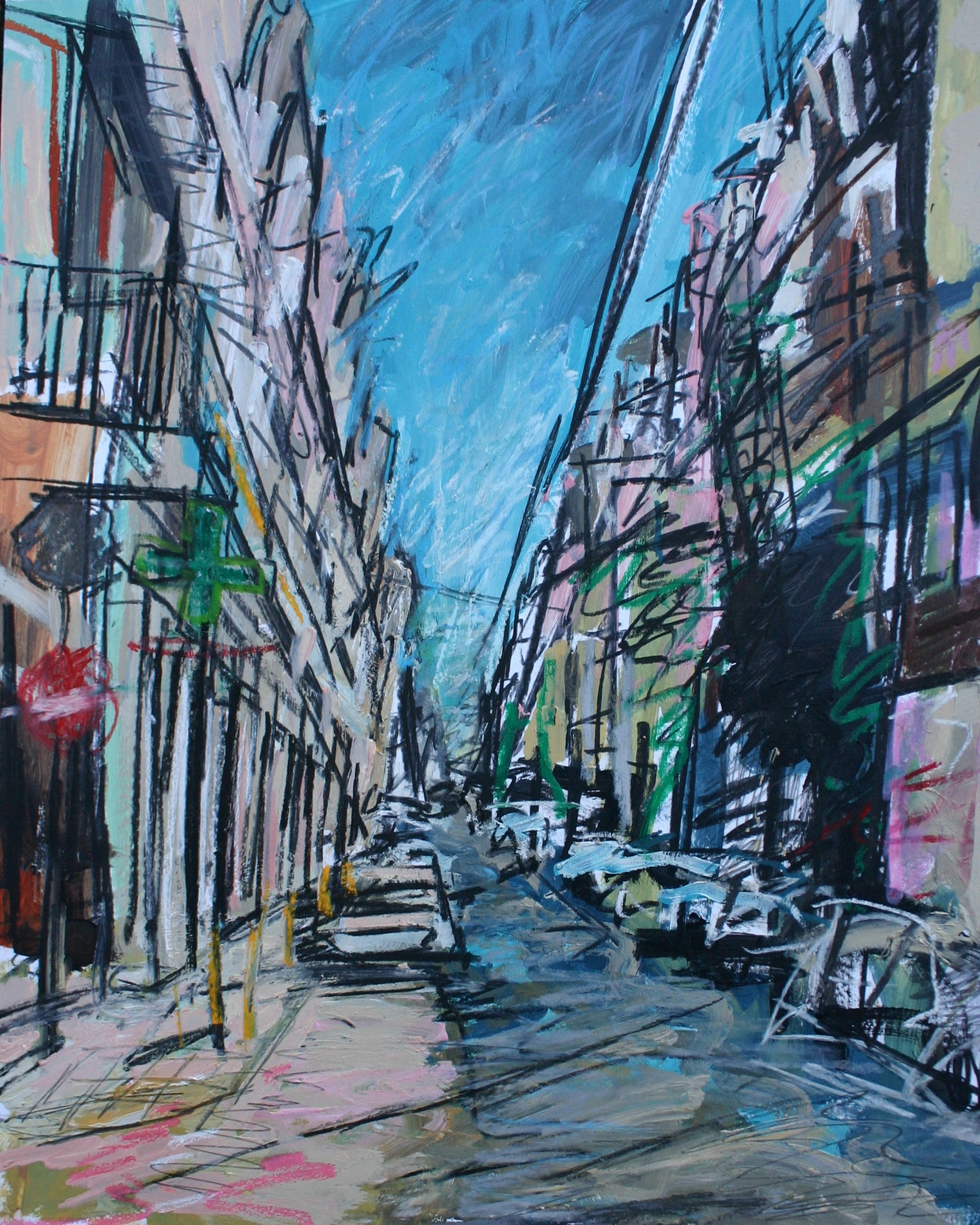 Athens side street, Pharmacy