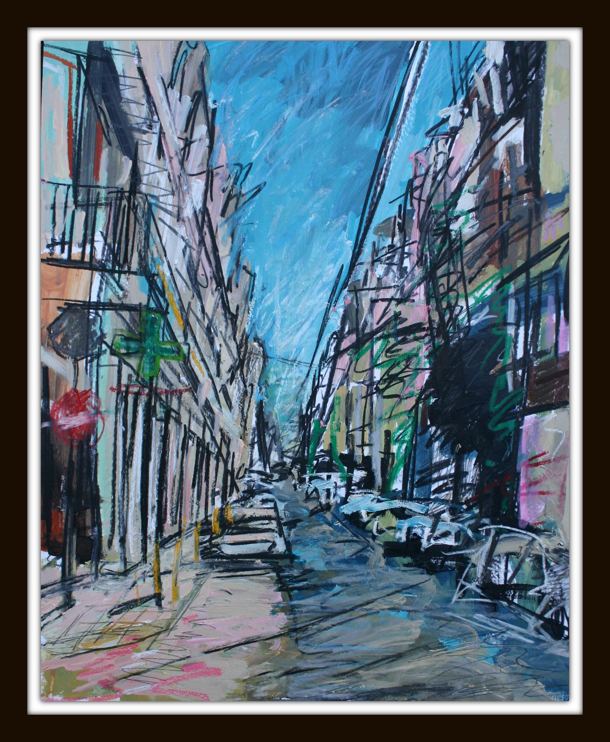 Athens side street, Pharmacy