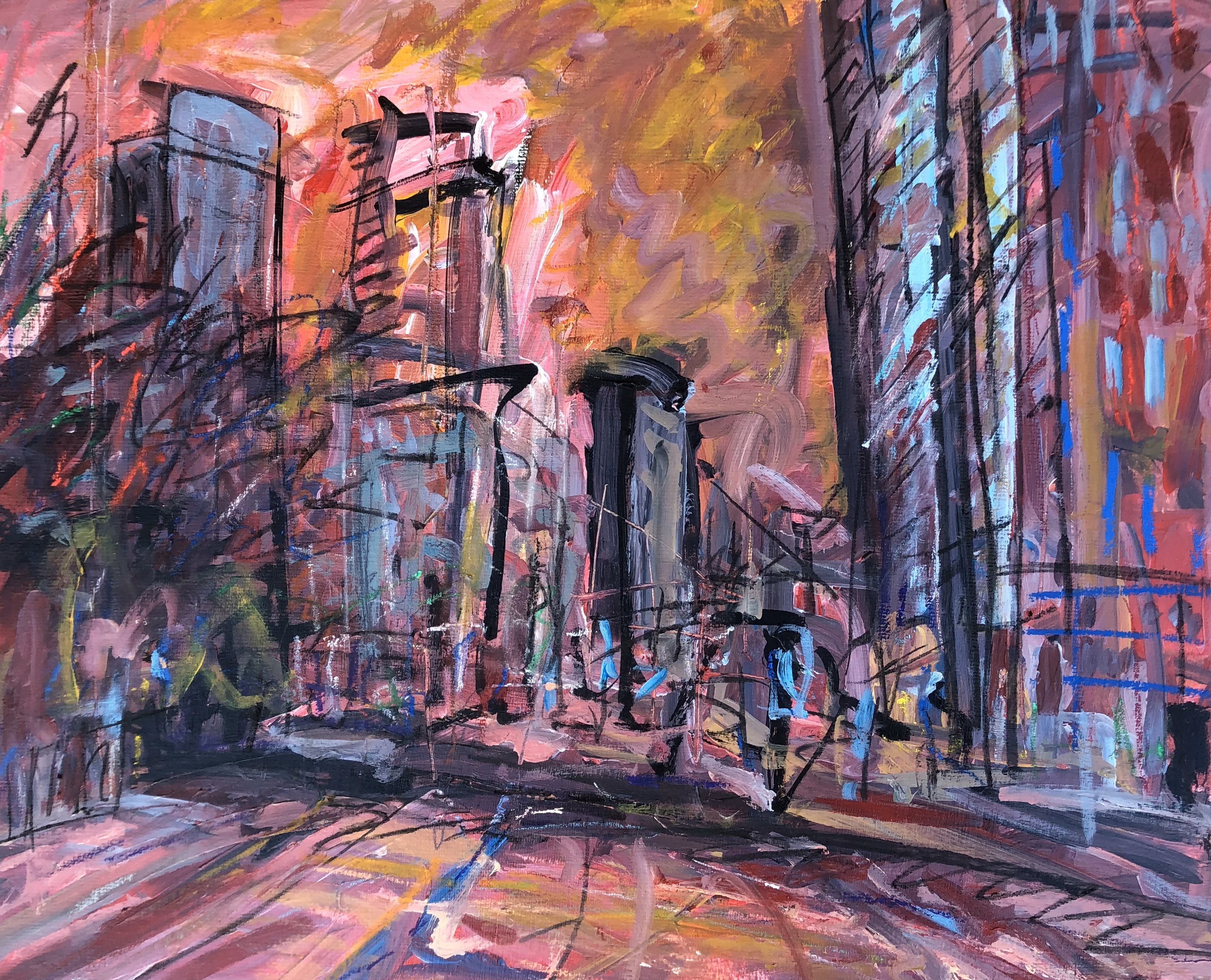 Manc-hattan in red