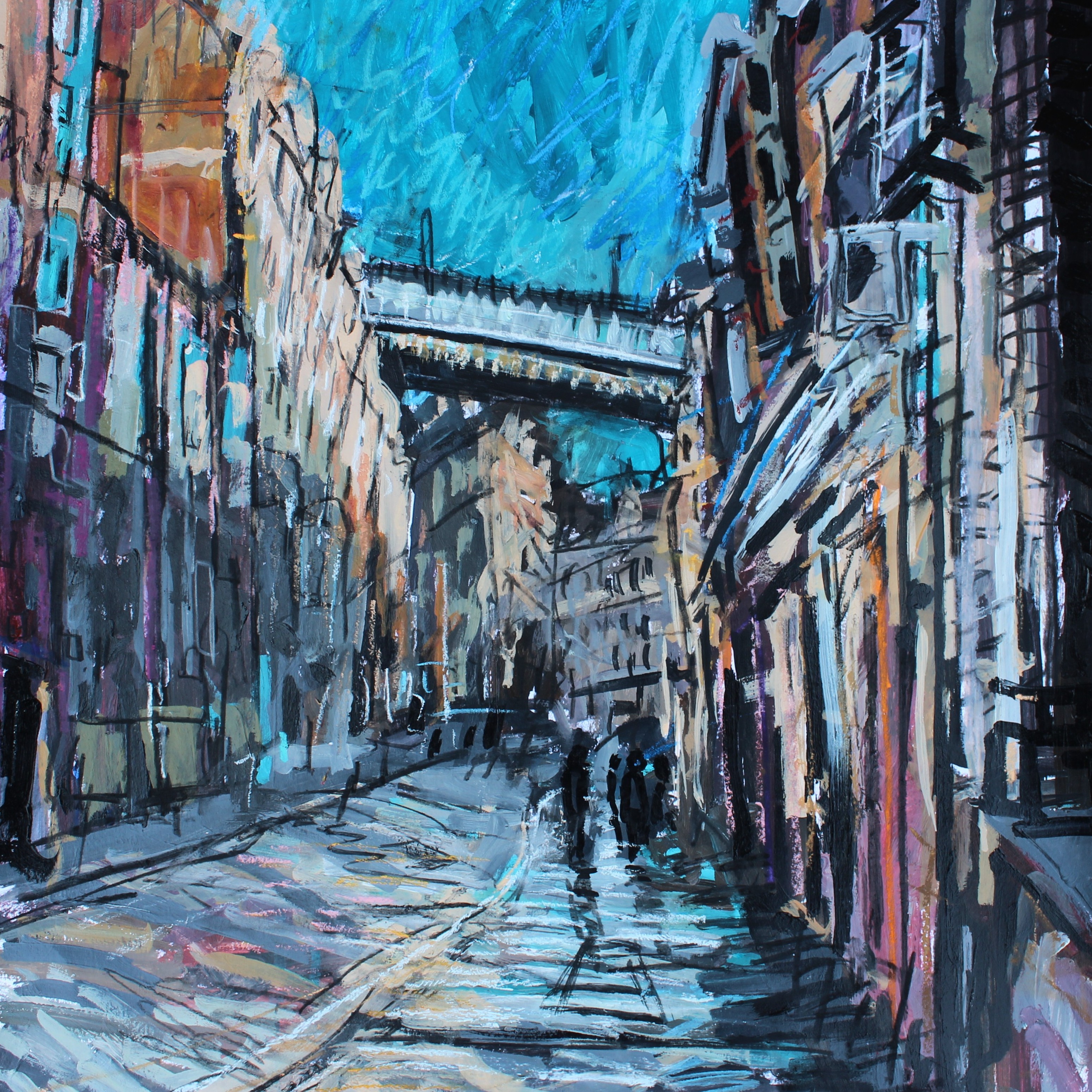 Outside Crown Pasada, January