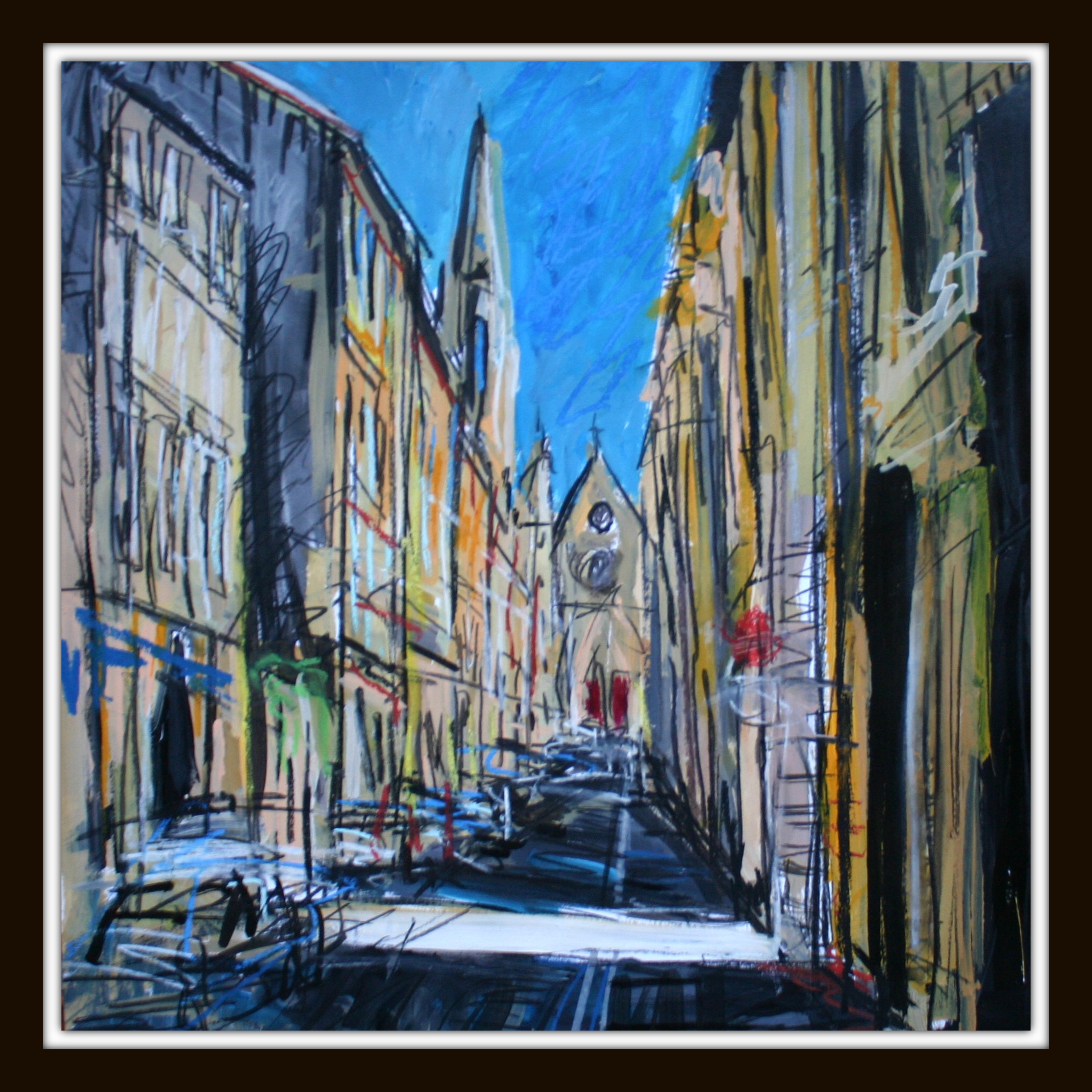 Towards Saint-Jean-de-Malte Church, Aix-en-Provence