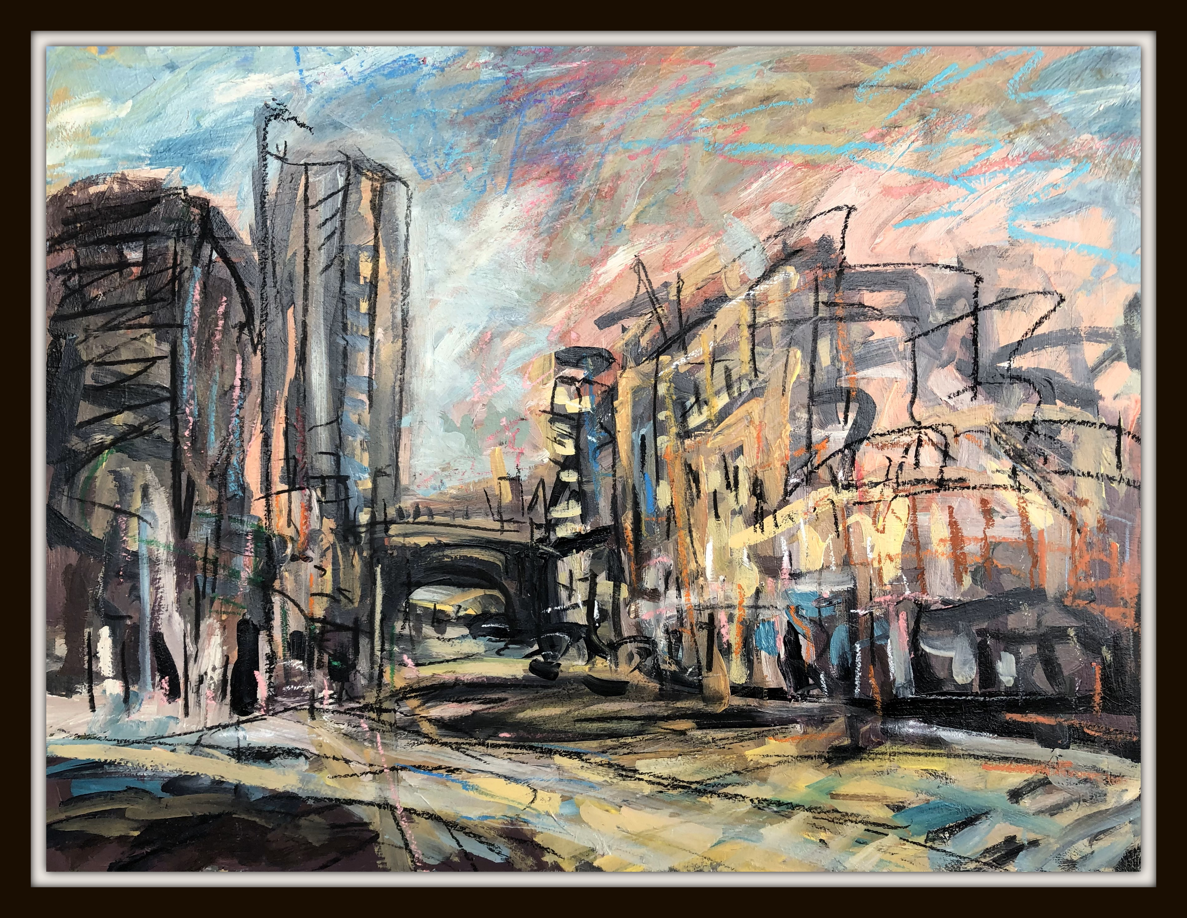 Sun & shadows, Deansgate (Before the towers)