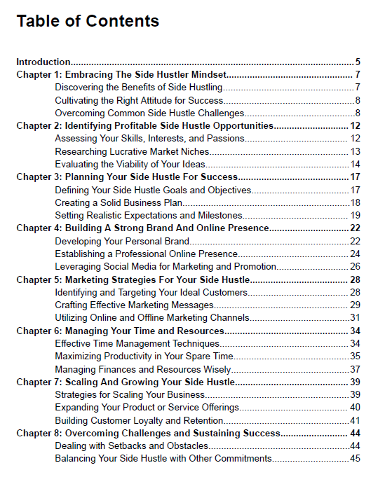 The Side Hustle Success Bundle: From Idea to Income