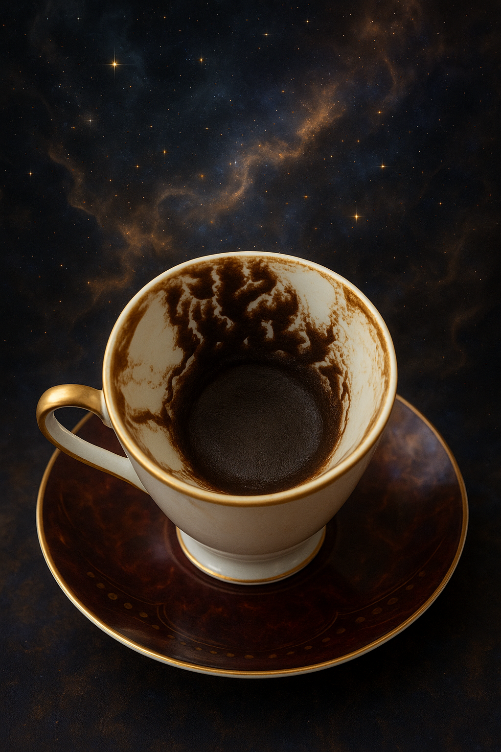 Leitura na borra do café