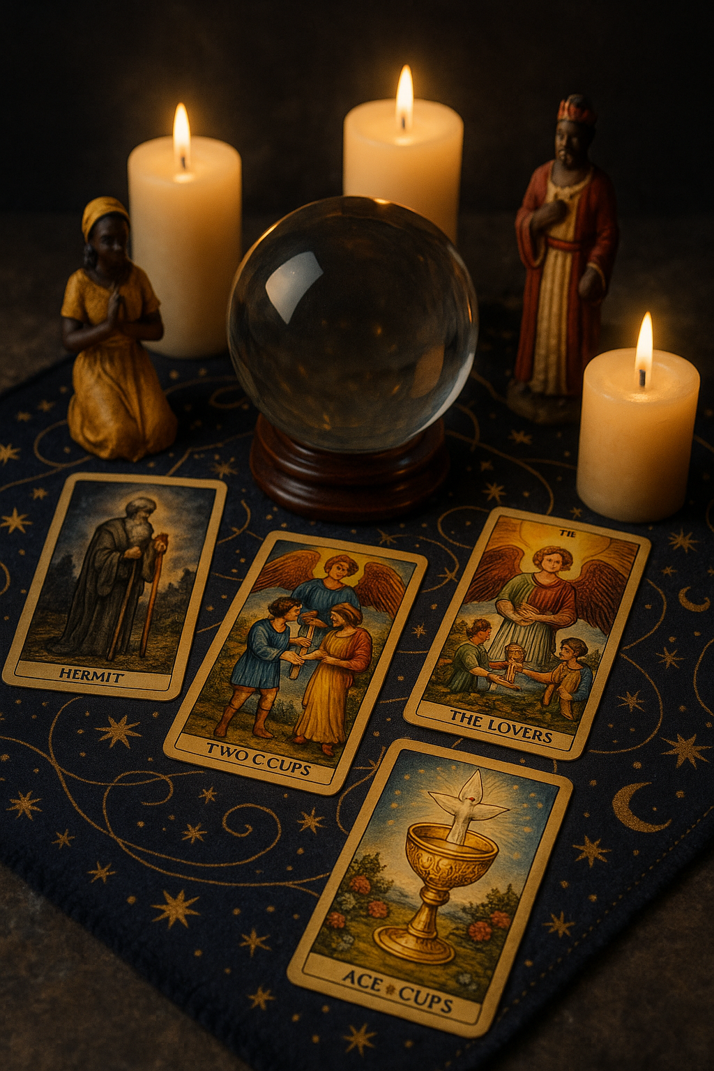 Leitura de tarô cigano