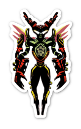 Avispanauta Meka Warrior Sticker