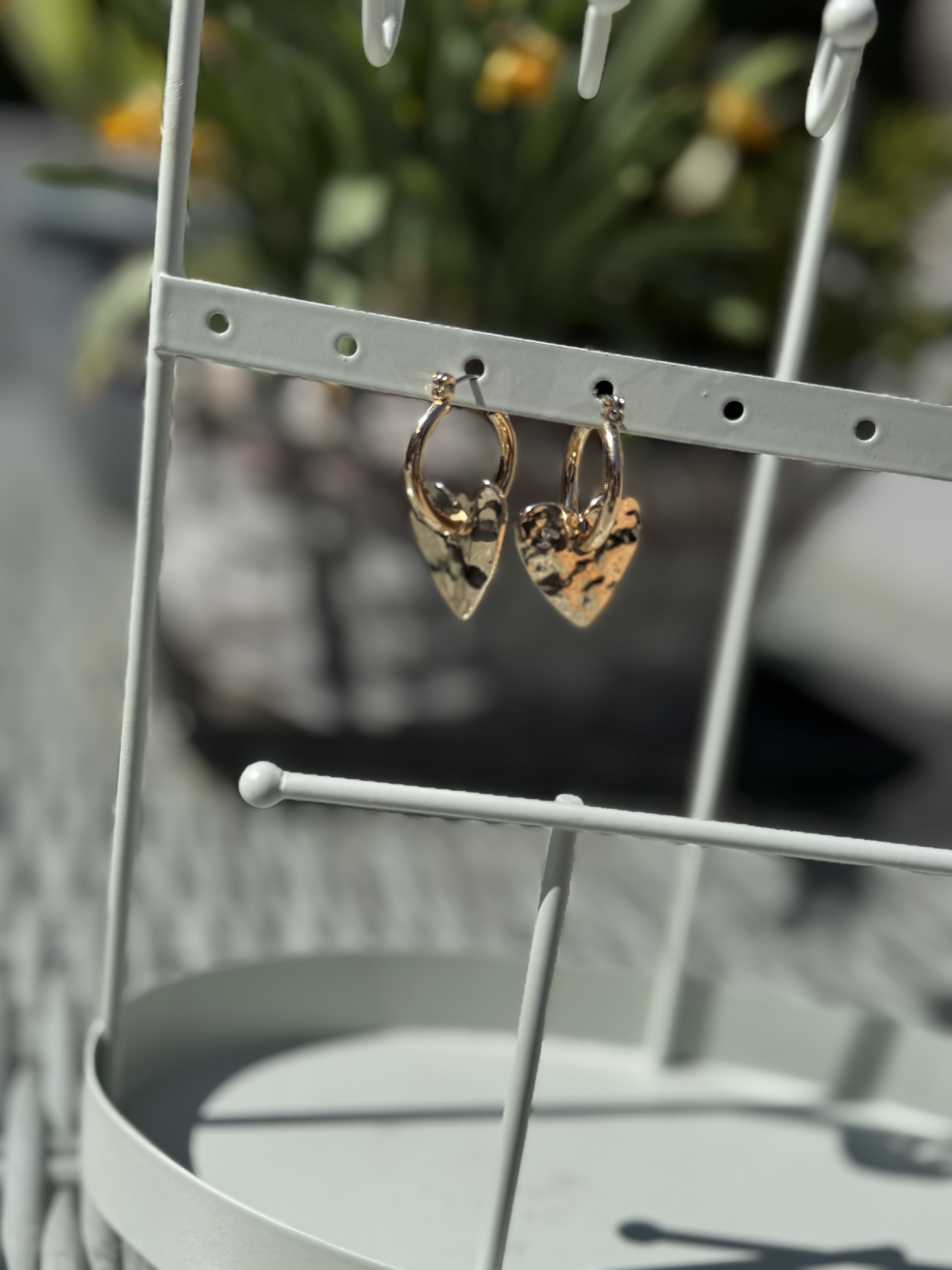 Heart hoops oorbellen