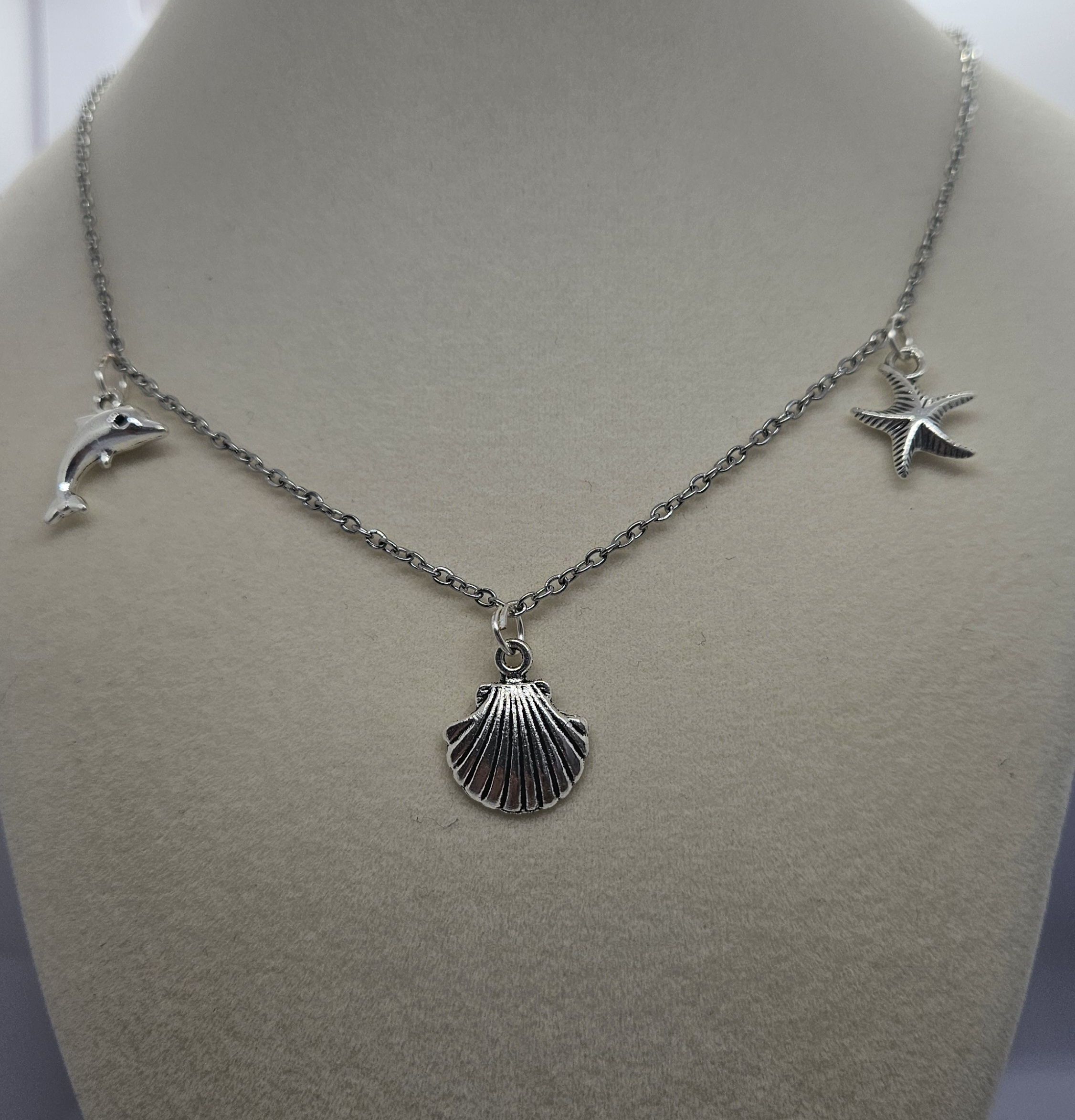 Silver sea bedelketting 
