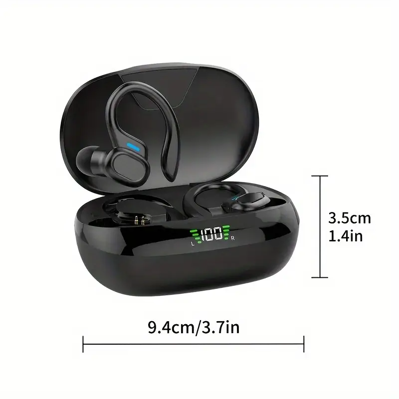 2025 New 144-Language AI Translation Earbuds- Real-Time Voice Translation, HD Sound, Comfortable Fit for Travel& Business, Wireless Wireless Headphones with Touch Control& Type-C Charging Case