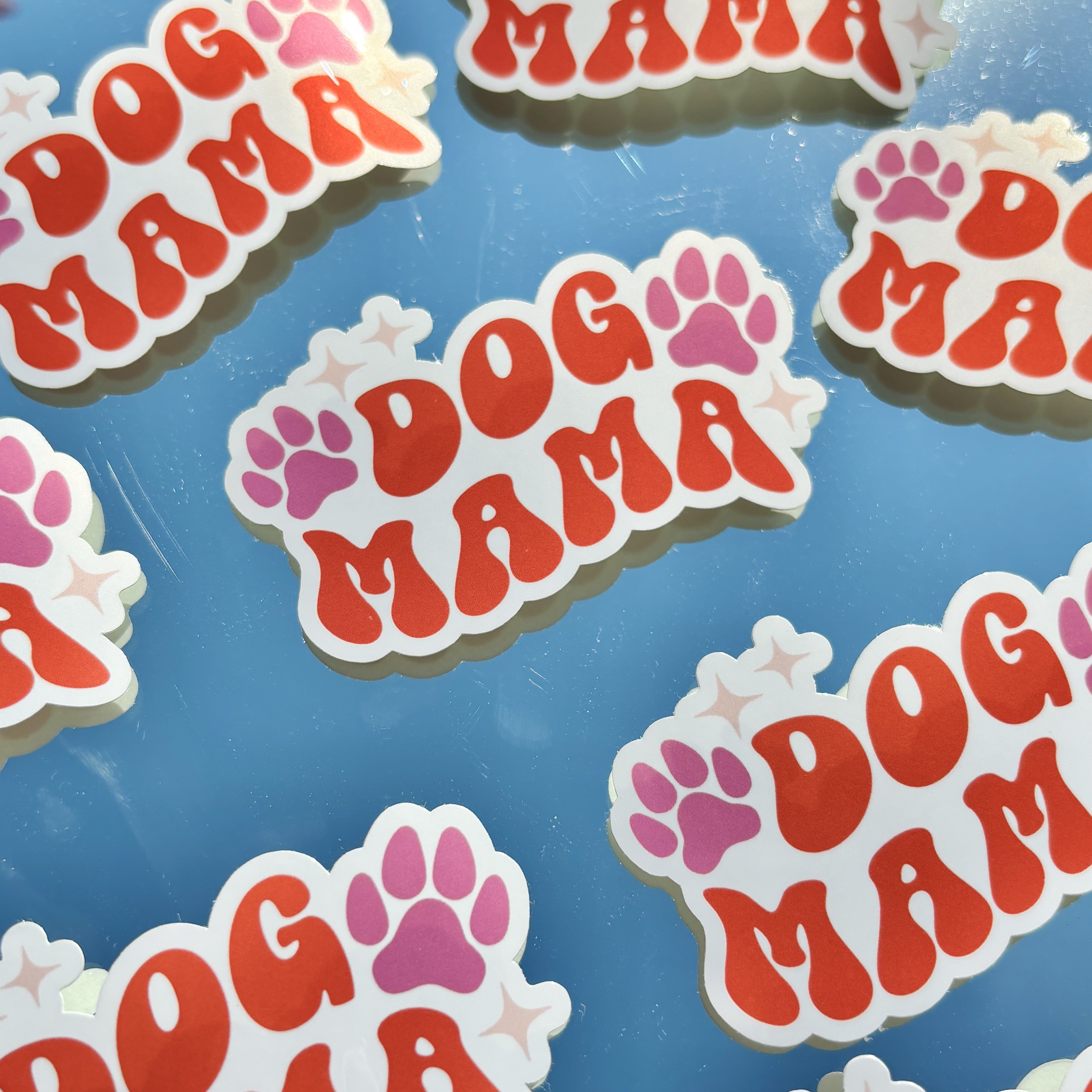 Dog Mama Vinyl Sticker