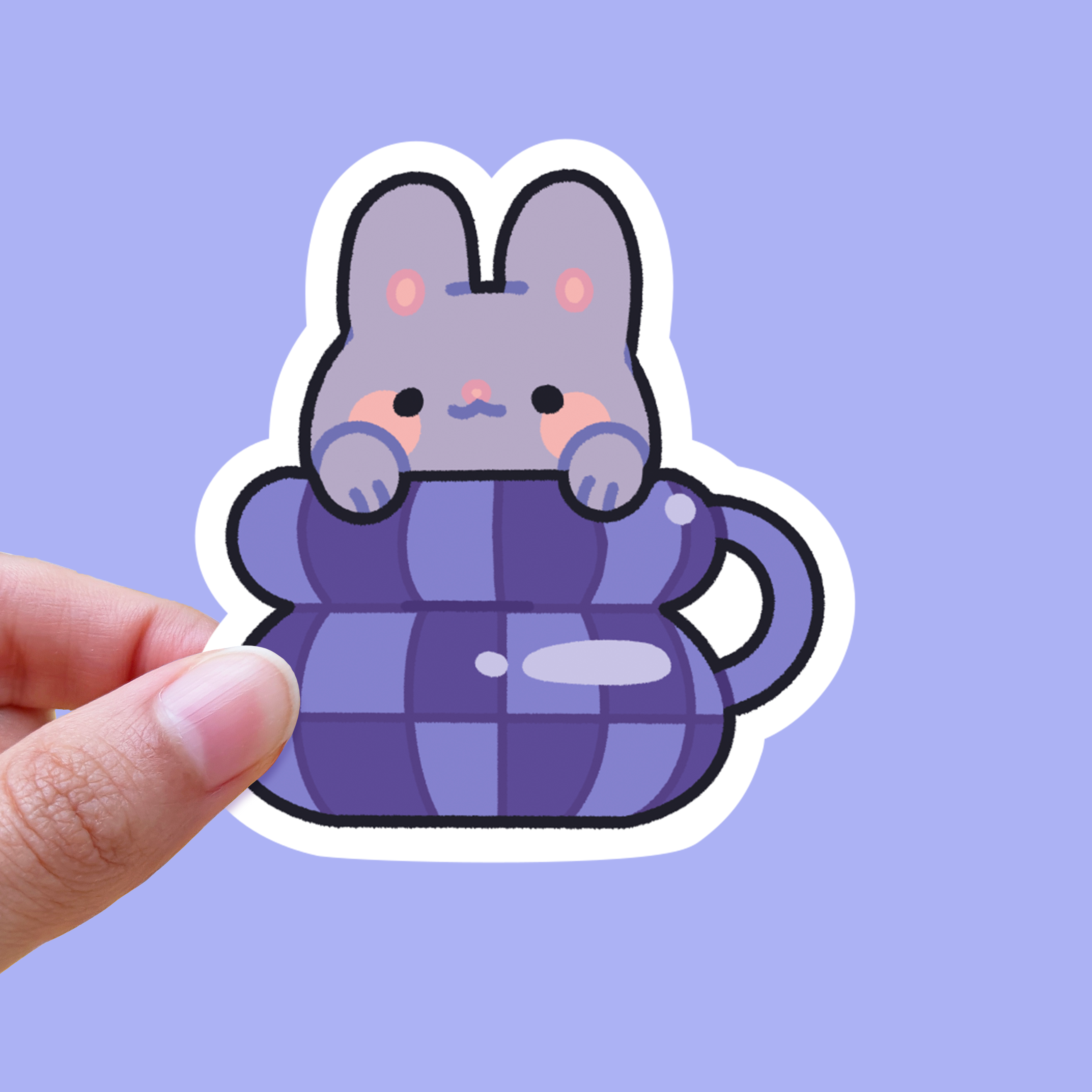 Cute Animal Mug Stickers
