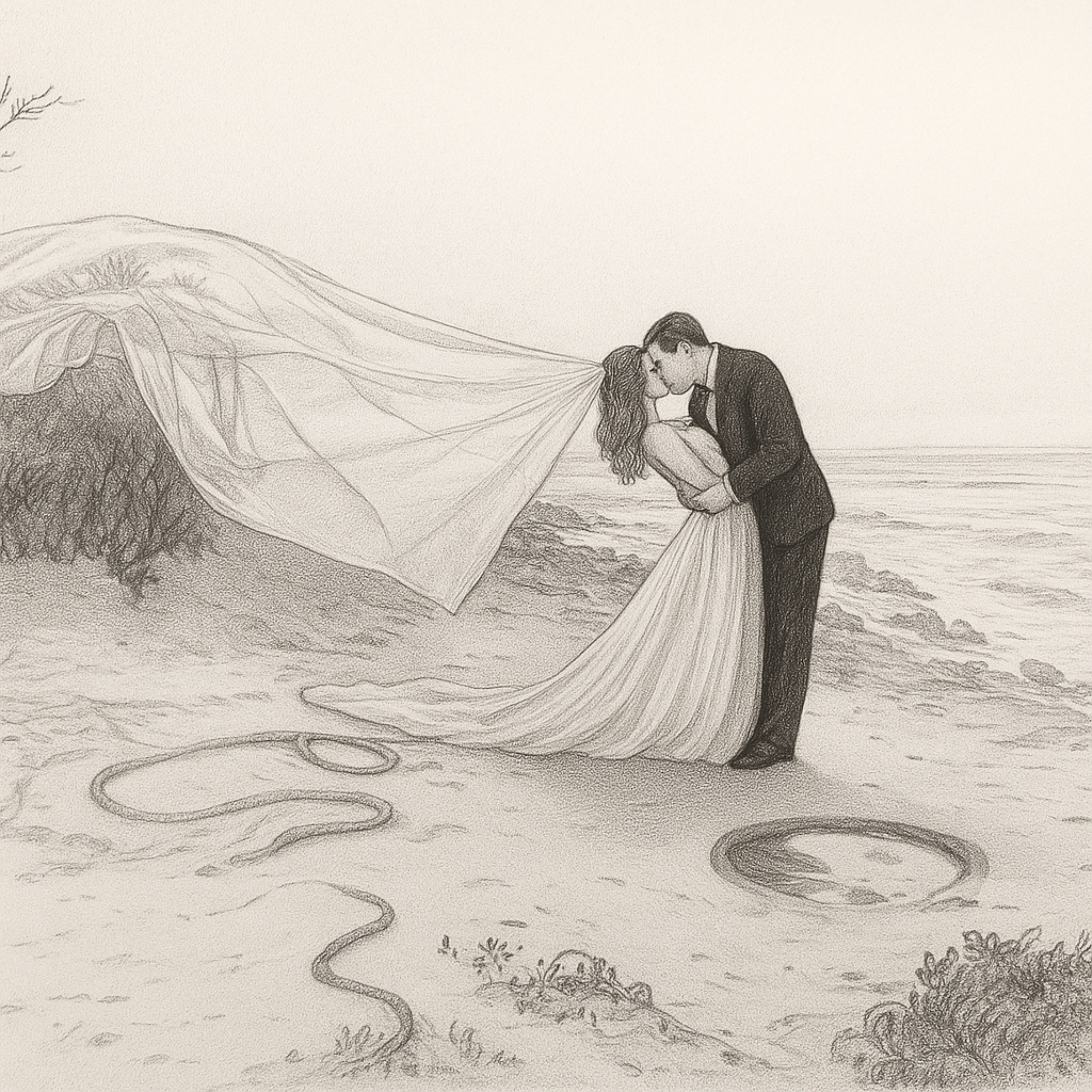 Personalized Couple/Family Portrait Digital Print - Style F