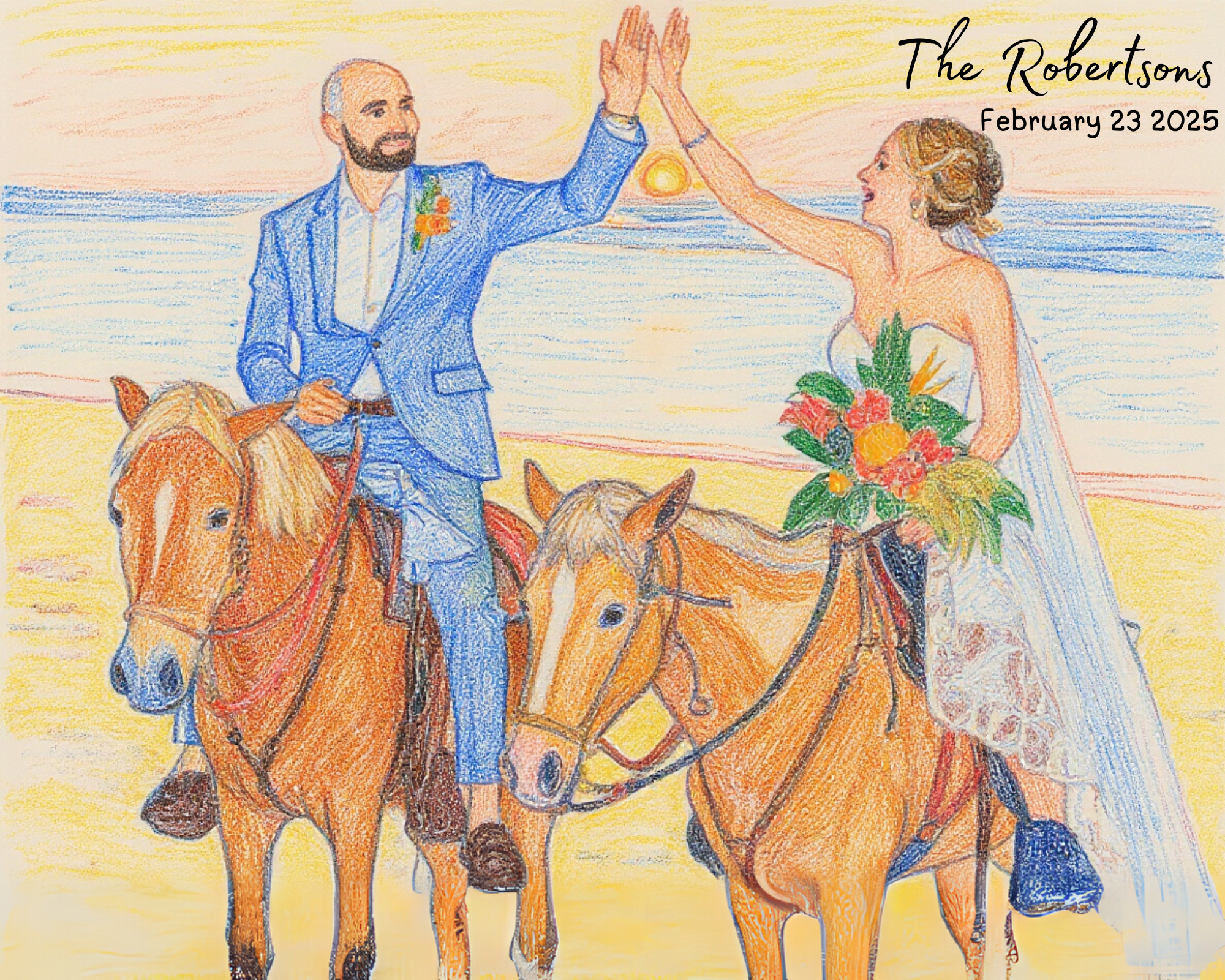 Personalized Canvas & Framed Digital Art - Style O