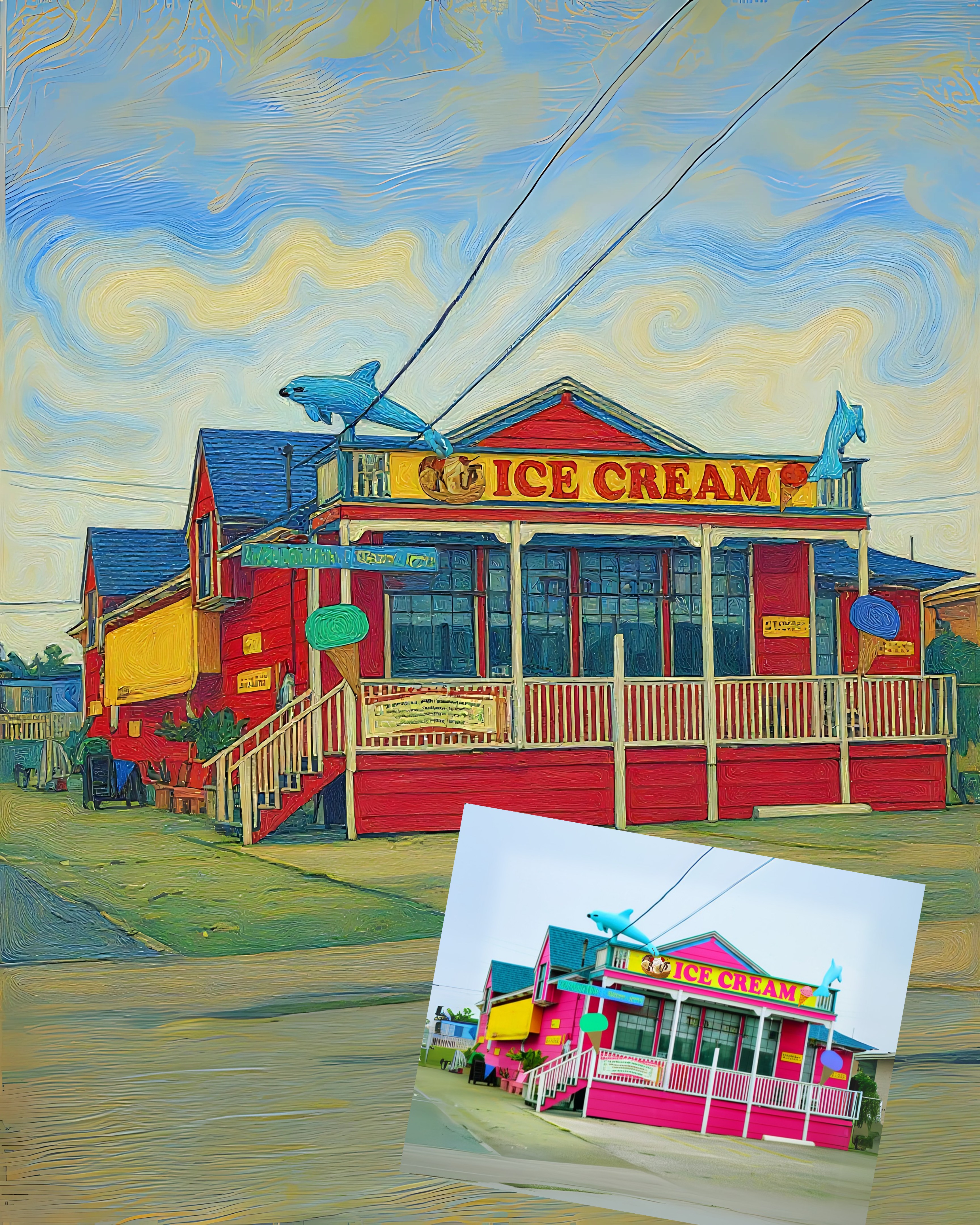 Personalized Canvas & Framed Digital Art - Style C