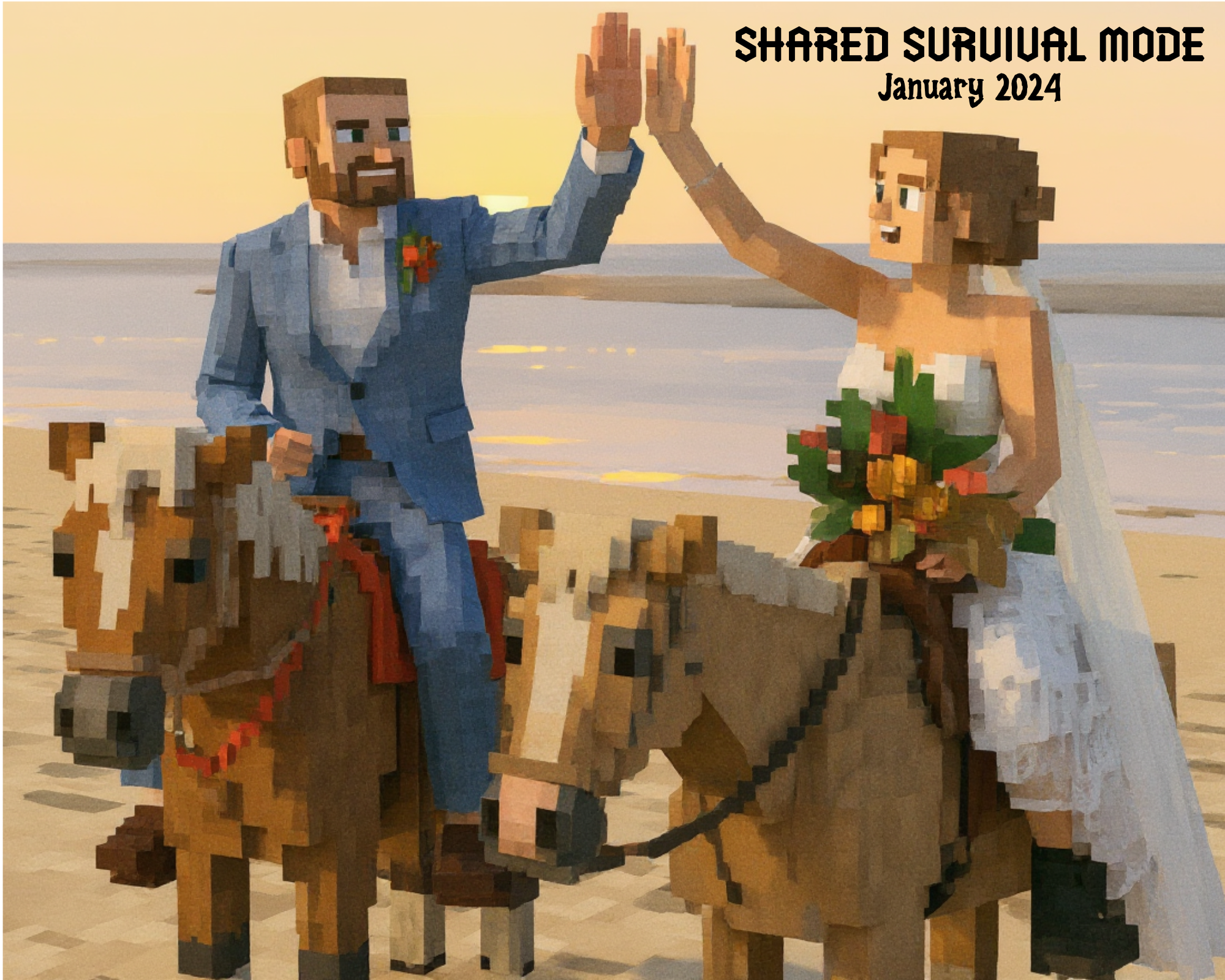 Personalized Couple/Family Portrait Digital Print - Style E