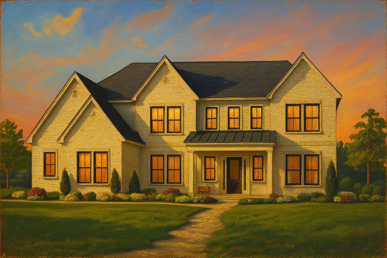 Personalized Home/Vacation Spot Portrait Digital Print - Style L