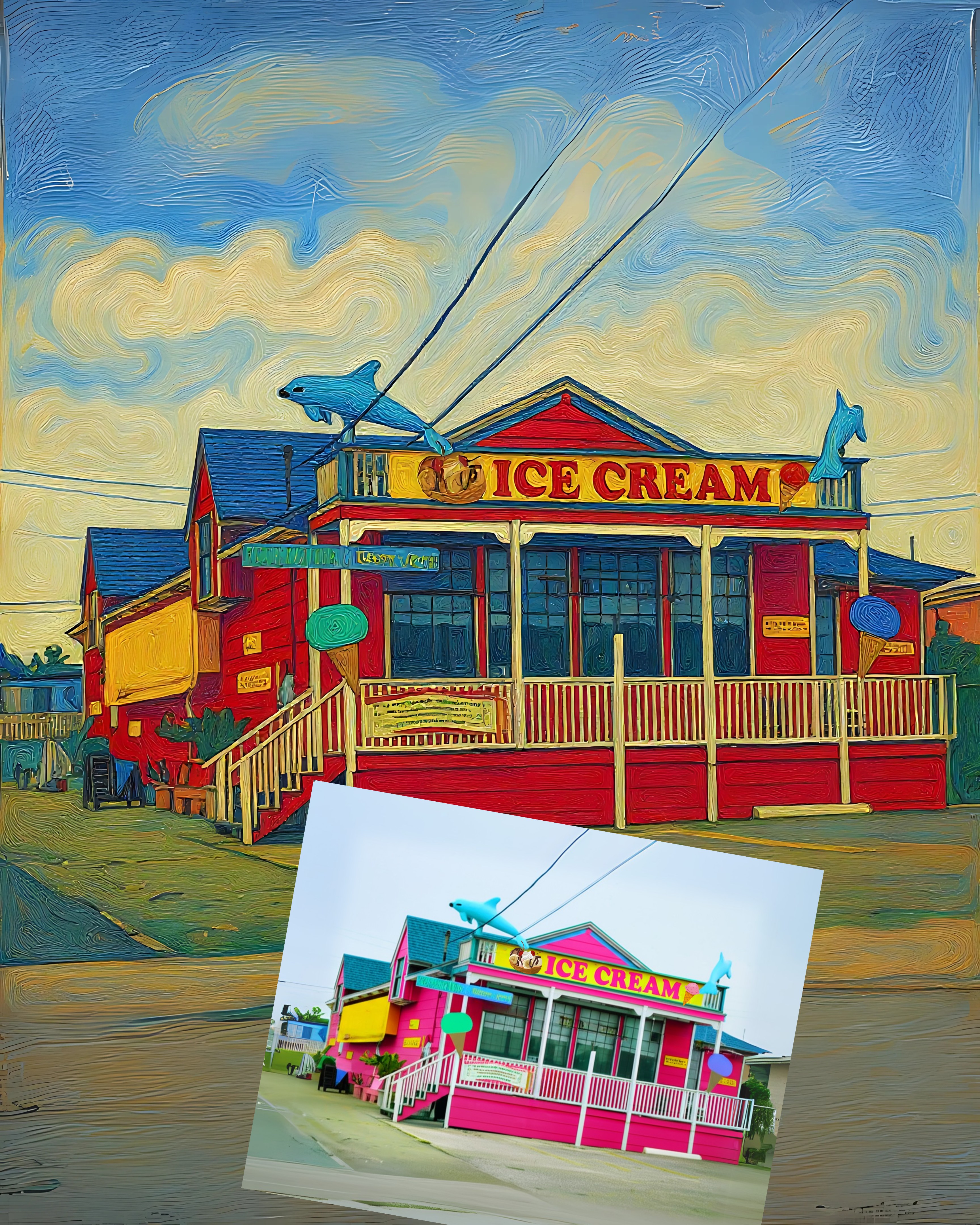 Personalized Canvas & Framed Digital Art - Style D