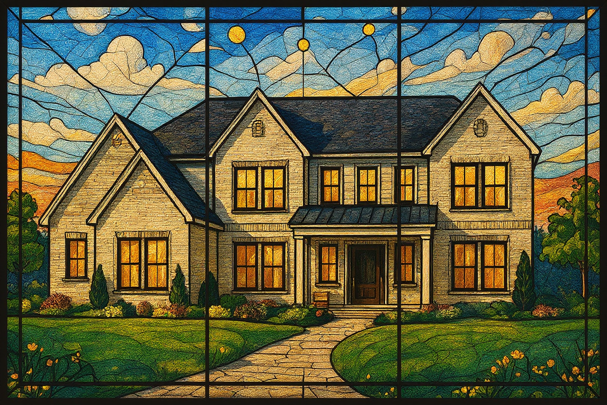 Personalized Canvas & Framed Digital Art - Style Q