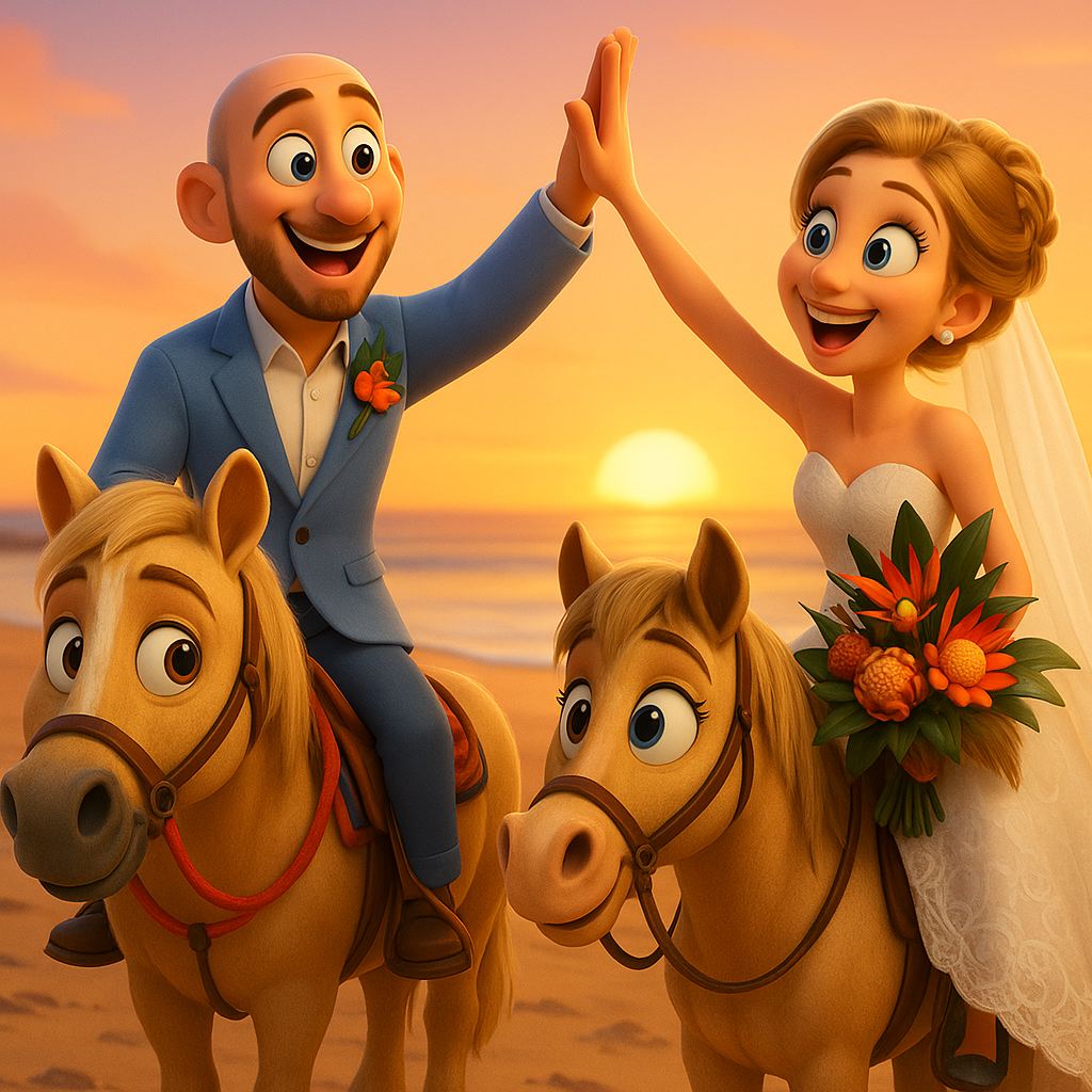 Personalized Couple/Family Portrait Digital Print - Style M