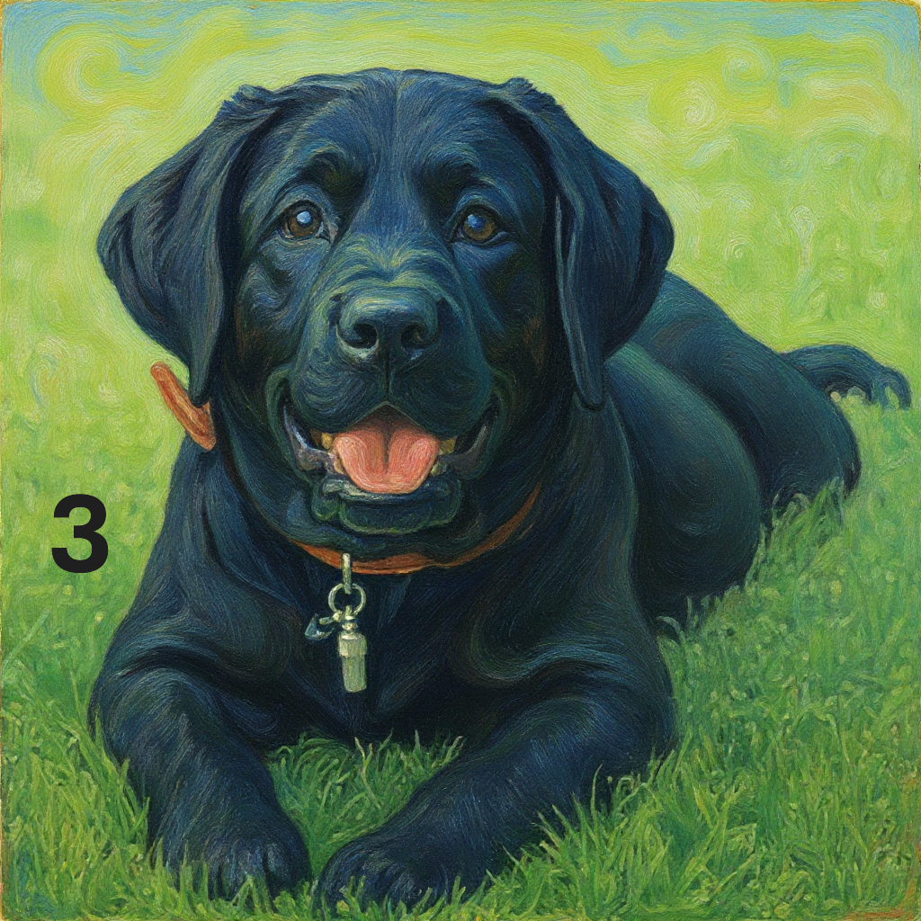 Custom Personalized Pet Portraits-Canvas & Framed Digital Art