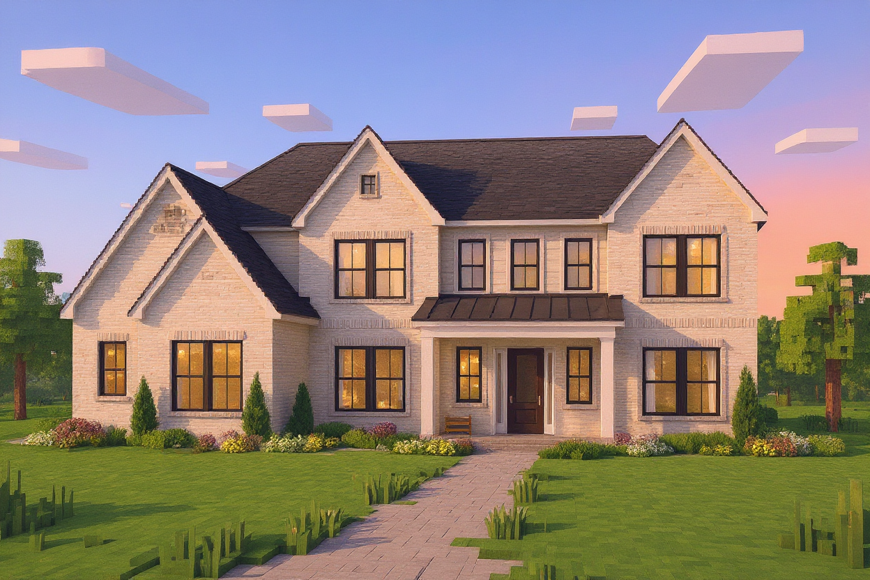 Personalized Home/Vacation Spot Portrait Digital Print - Style E