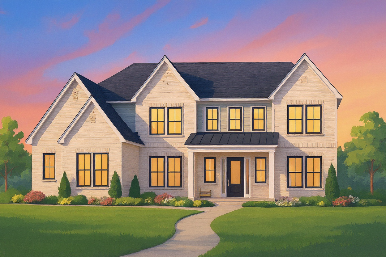 Personalized Home/Vacation Spot Portrait Digital Print - Style H