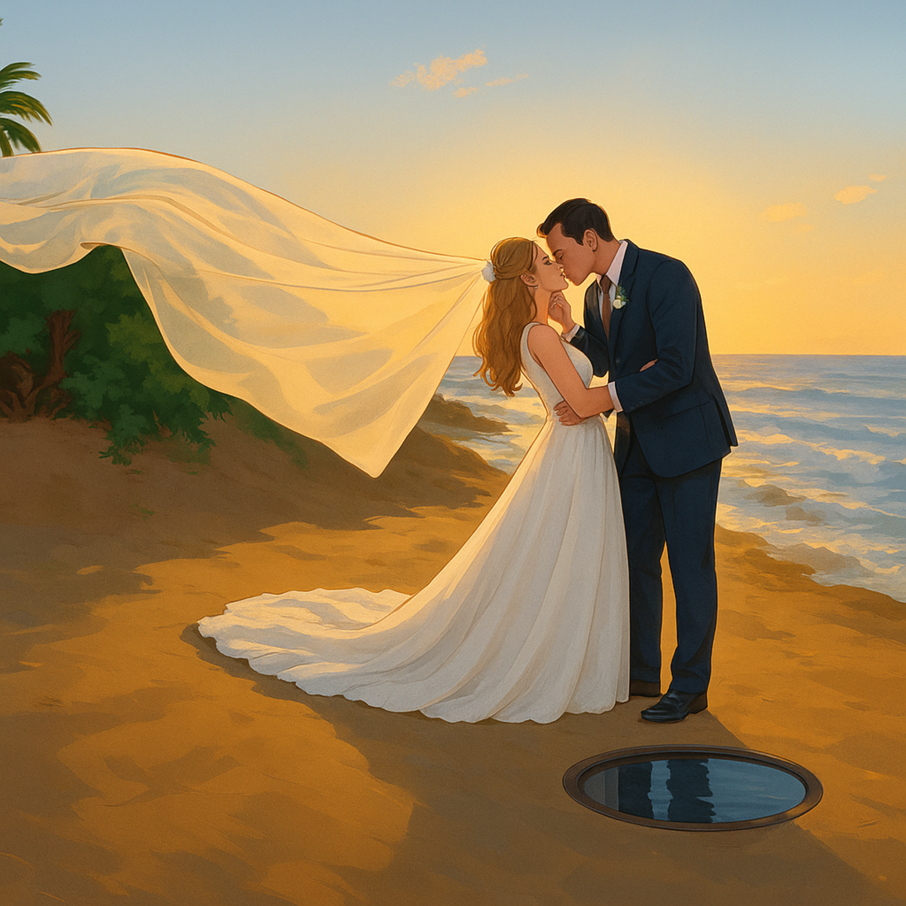 Personalized Couple/Family Portrait Digital Print - Style H