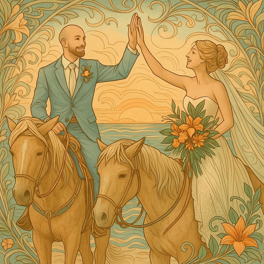 Personalized Couple/Family Portrait Digital Print - Style P