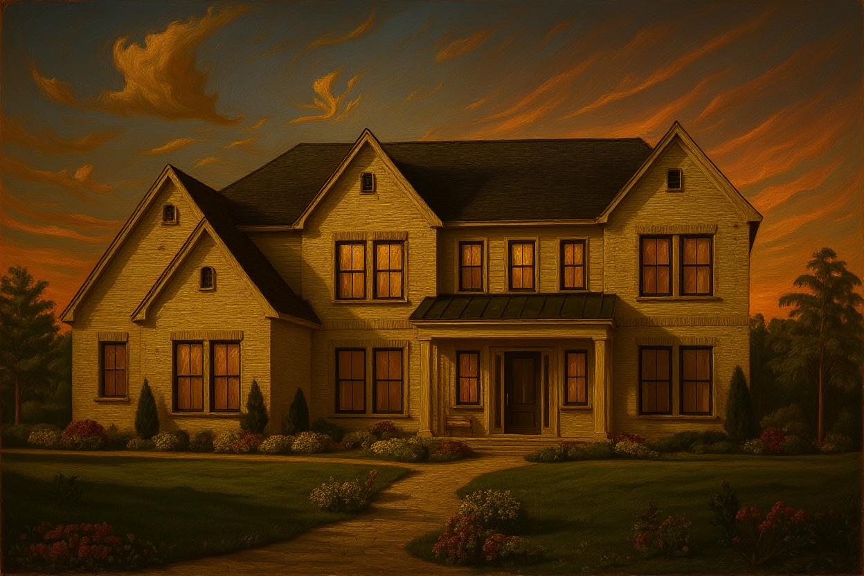 Personalized Home/Vacation Spot Portrait Digital Print - Style A