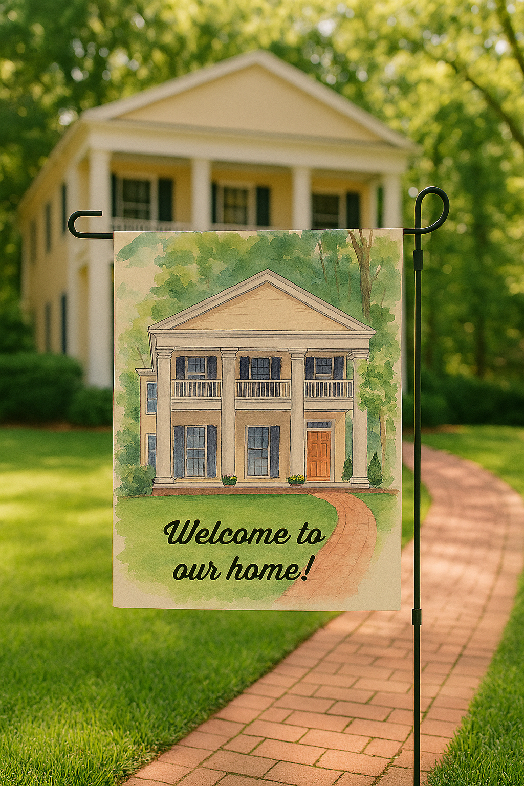 Personalized Home & Garden Banner, Wedding, Housewarming Party, Baby Shower, Engagement Party