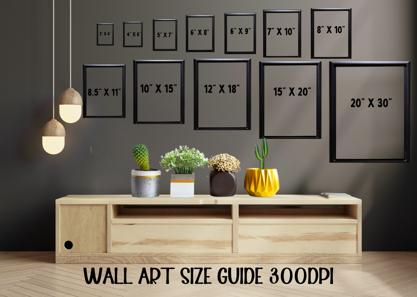 Personalized Home/Vacation Spot Portrait Digital Print - Style G