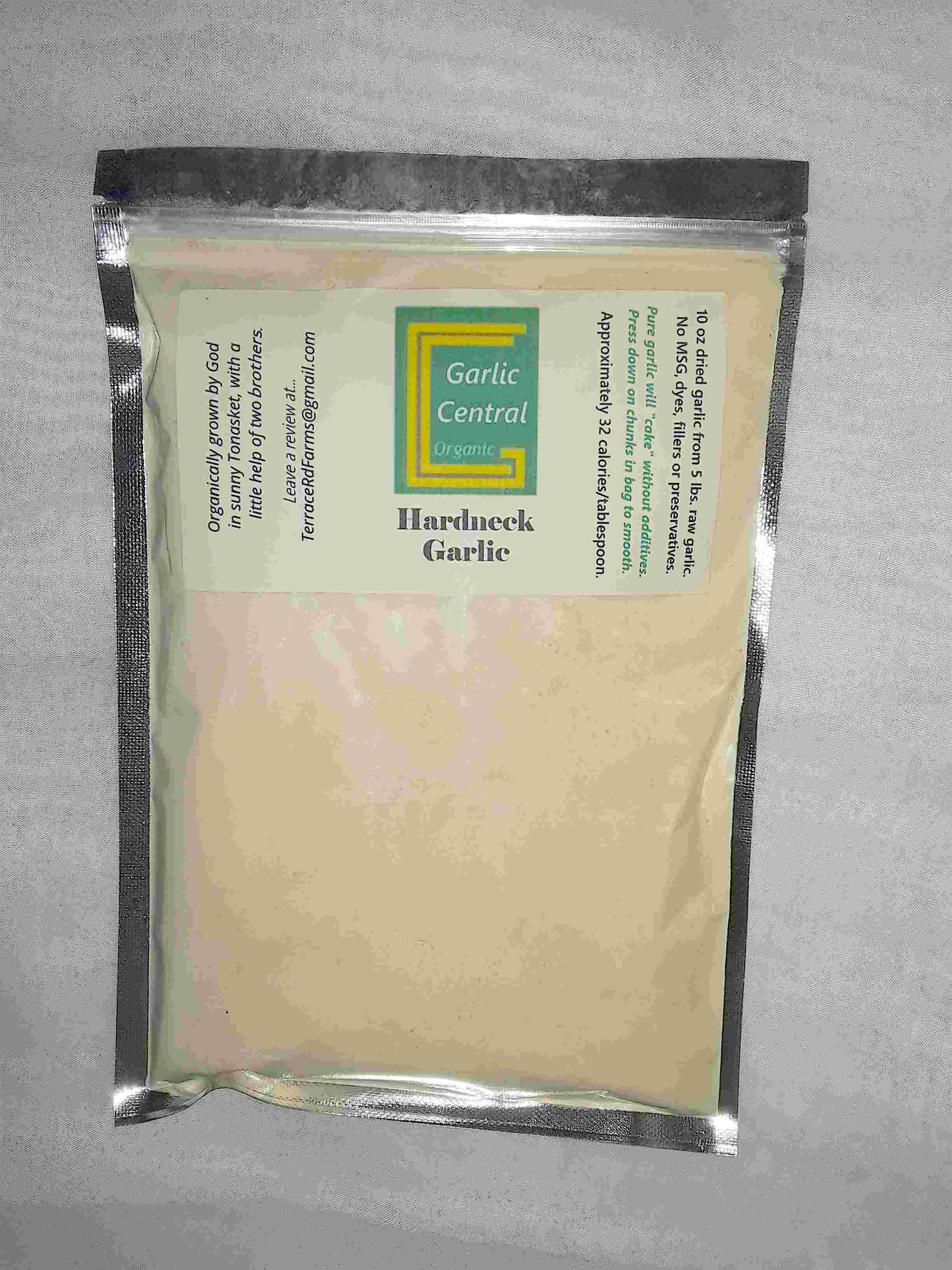 Hardneck powder, organic