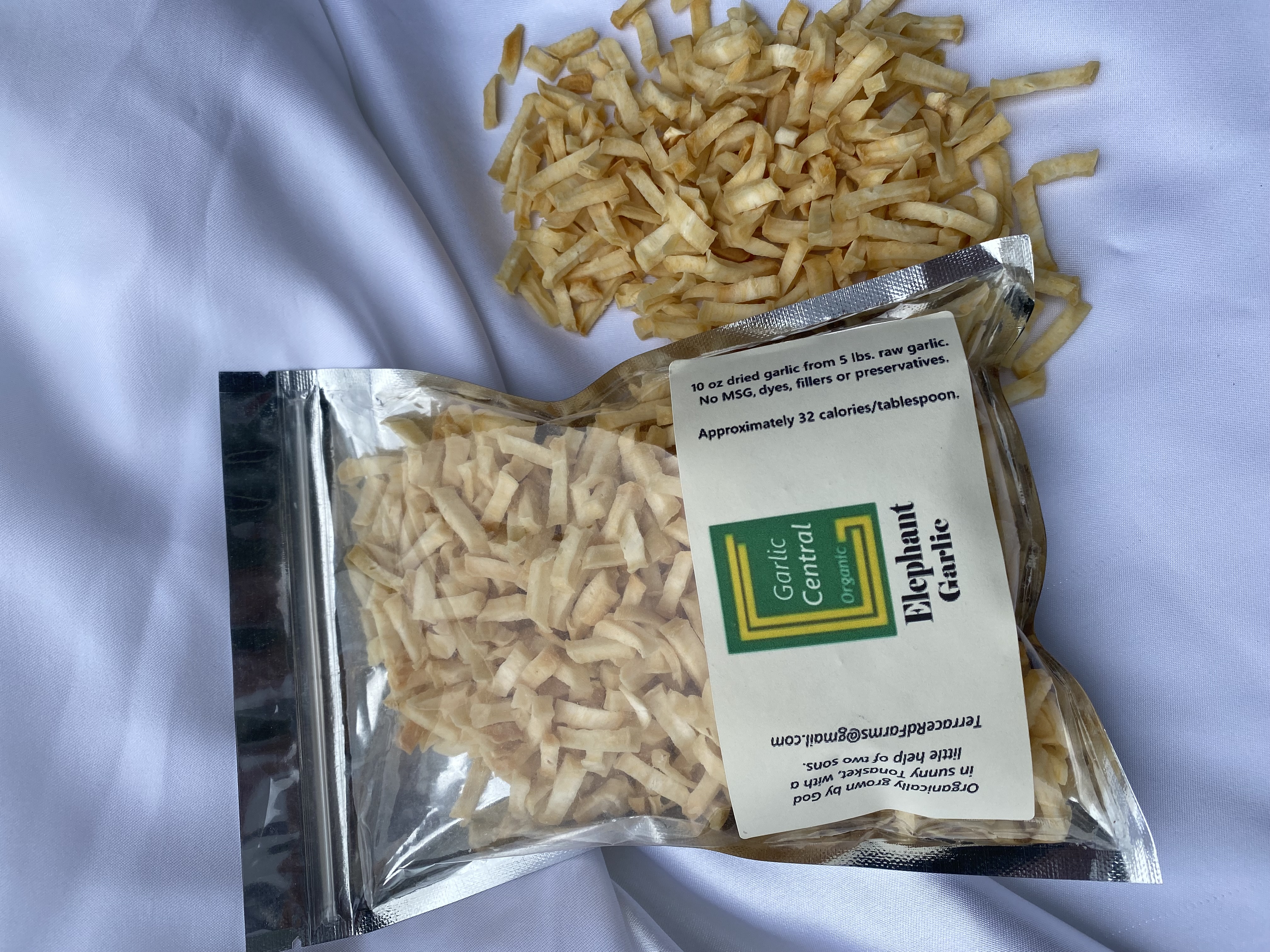 Elephant Garlic Chunks, organic