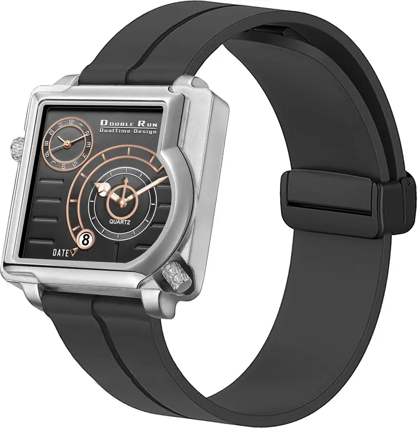 Double Run Rectangular Quartz Watch