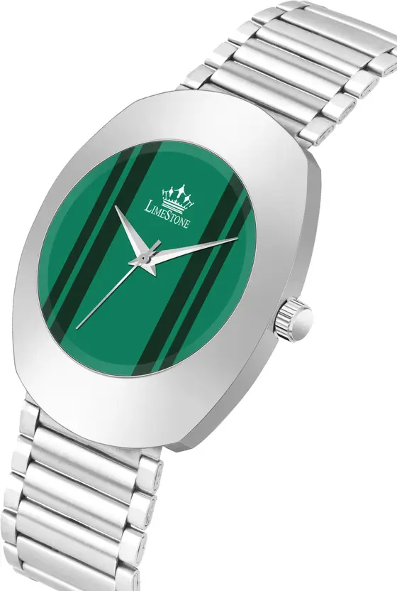 Stylish Green Dial Wristwatch