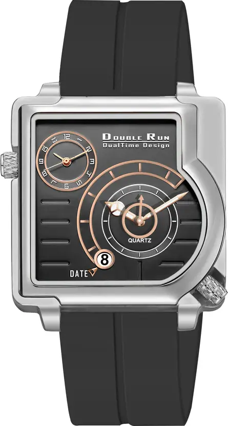 Double Run Rectangular Quartz Watch