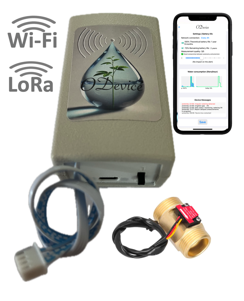 Nos Kits Débitmètre connecté