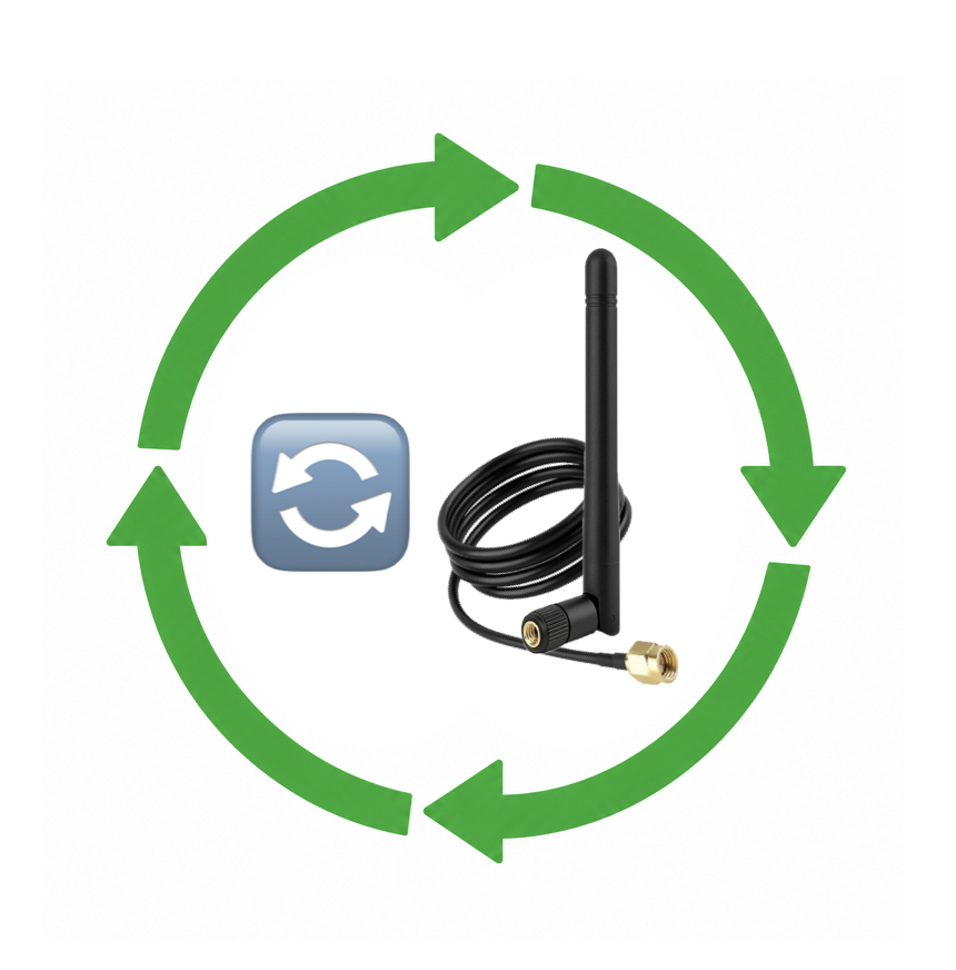 Transformation de votre Transmitter WiFi pour une antenne externe avec câble 2m 