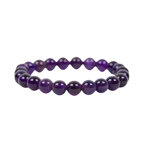 Amethyst Bead Bracelet