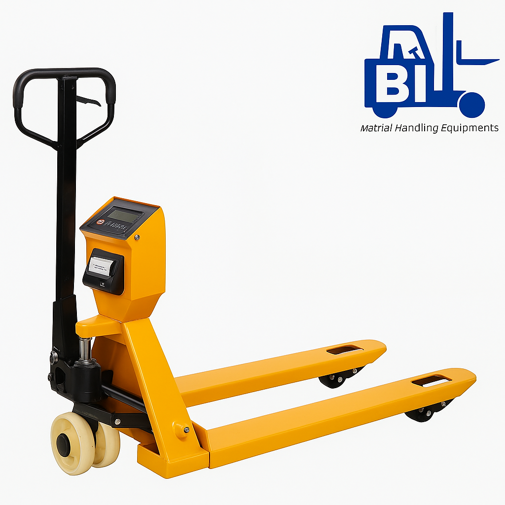 BIL "Hydraulic Hand Pallet Truck with Weighing Scale with printer- 2 Ton Capacity ​ | BIL MHE" ​