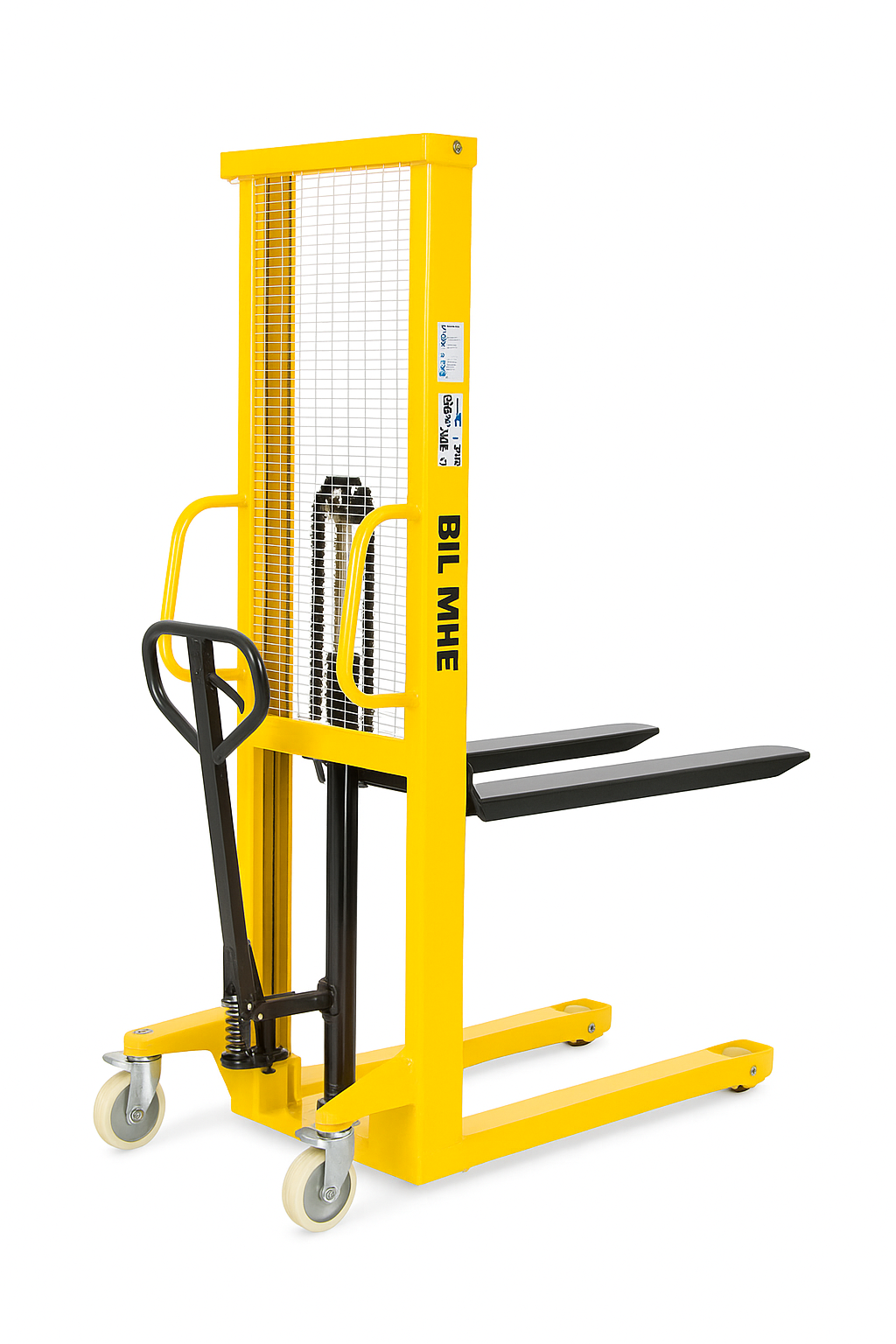 "Buy BIL MHE Manual Stacker - 1.0T Capacity, Durable Material Hoist for Efficient Handling" ​