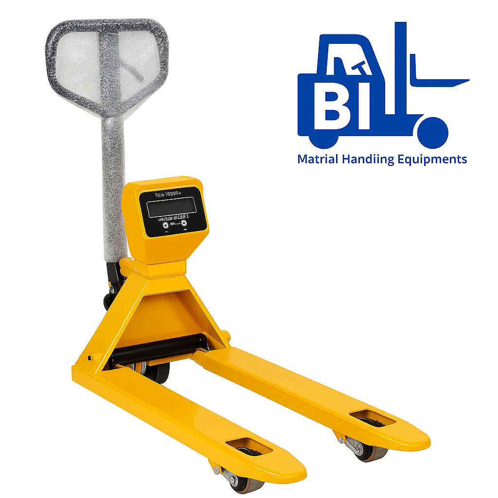 "Hydraulic Hand Pallet Truck with Weighing Scale - 2 Ton Capacity ​ | BIL MHE " ​