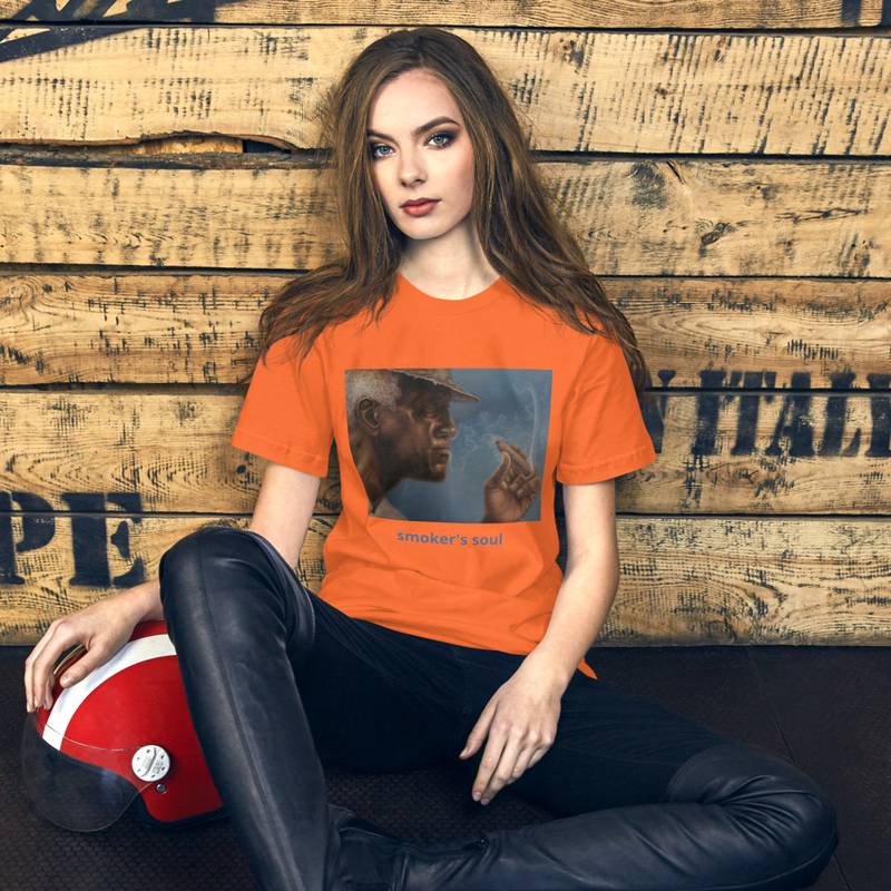 Unisex Staple T-Shirt | Bella + Canvas 3001 "smoker´s soul"